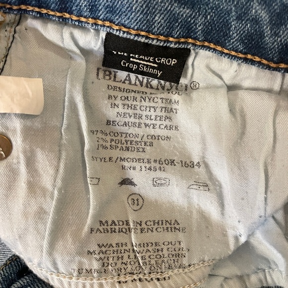 Blanknyc Jeans the Reade crop - Picture 8 of 13